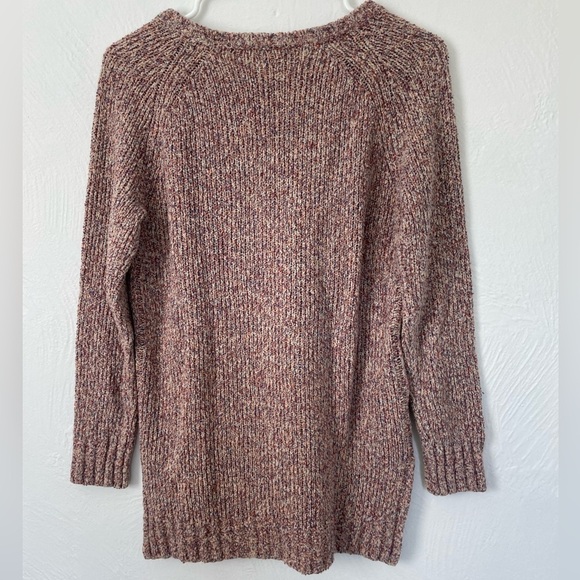 Ann Taylor Size M Minimalist Neutral Knit Crewneck Sweater Cotton/Wool Blend EUC - Picture 9 of 9